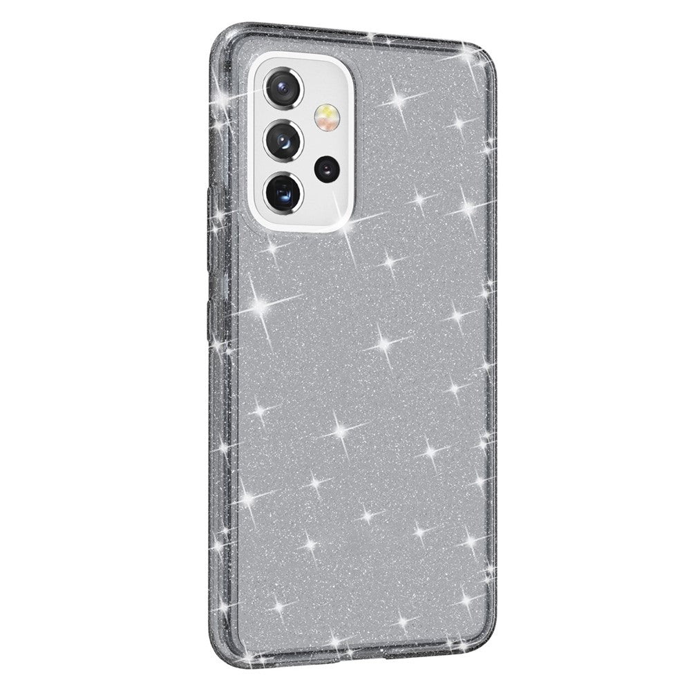 For Samsung Galaxy A53 5G Stylish Glitter Phone Case PC + TPU Clear Thicken Anti-drop Cover