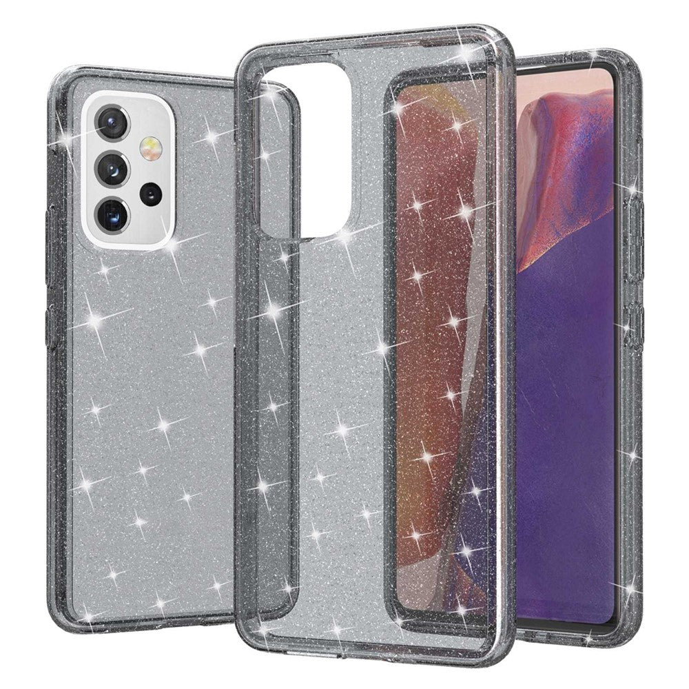 For Samsung Galaxy A53 5G Stylish Glitter Phone Case PC + TPU Clear Thicken Anti-drop Cover