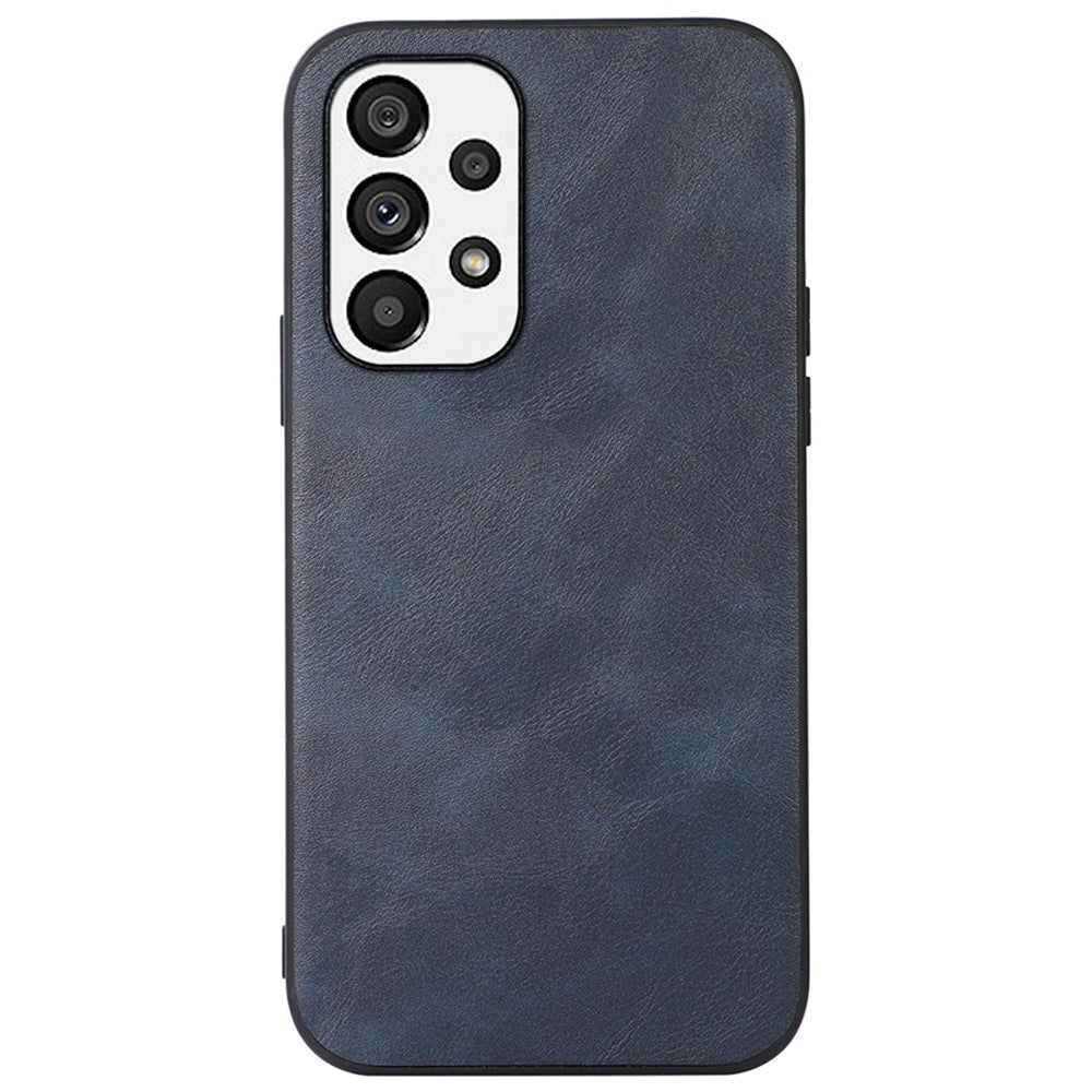 For Samsung Galaxy A23 5G (Global Version) / 4G Textured PU Leather + PC + TPU Mobile Phone Case Shell