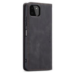 CASEME 013-serien dammtät mobilskal för Samsung Galaxy A22 5G (EU-version), självabsorberande PU-läder + TPU plånbok vikbart stativ mobilmobilskal