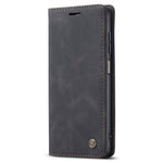 CASEME 013 Series Magnetic Smartphone Cover for Samsung Galaxy M51, PU Leather Wallet Foldable Stand Phone Case