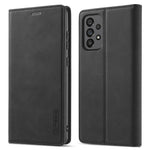 LC.IMEEKE Plånboksfodral till Samsung Galaxy A73 5G, Reptåligt, Välskyddat Stativ i PU-läder, Starkt Magnetiskt Sugkraftsfodral för mobil