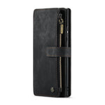 For Samsung Galaxy Note20 / Note20 5G Phone Cases with Strap CASEME C30 Zipper Multiple Card Holder PU Leather Cover