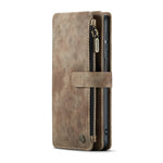 For Samsung Galaxy A32 5G / M32 5G Phone Cases with Strap CASEME C30 Zipper Multiple Card Holder PU Leather Cover