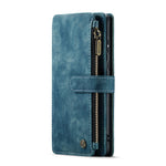 For Samsung Galaxy A51 4G SM-A515 Phone Cases with Strap CASEME C30 Zipper Multiple Card Holder PU Leather Cover