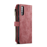 Til Samsung Galaxy A30s / A50 / A50s Telefoncovers med Rem CASEME C30 Lynlås Flere Kortrum PU Læder Cover