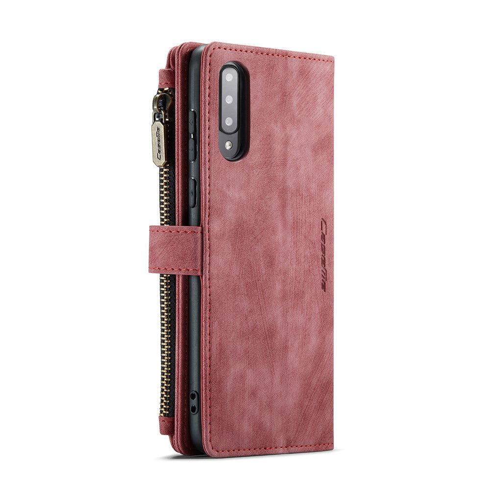 Til Samsung Galaxy A30s / A50 / A50s Telefoncovers med Rem CASEME C30 Lynlås Flere Kortrum PU Læder Cover