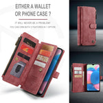 Til Samsung Galaxy A30s / A50 / A50s Telefoncovers med Rem CASEME C30 Lynlås Flere Kortrum PU Læder Cover