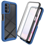 For Samsung Galaxy A23 5G (Global Version) / 4G Phone Case 3 in 1 TPU + PC Phone Cover with PET Screen Protector