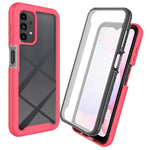 For Samsung Galaxy A23 5G (Global Version) / 4G Phone Case 3 in 1 TPU + PC Phone Cover with PET Screen Protector