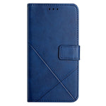Ensfarvet linjeaftryk PU-lædertelefoncover til Samsung Galaxy A13 4G, Folio Flip Wallet Foldbart Stand Design Telefonetui