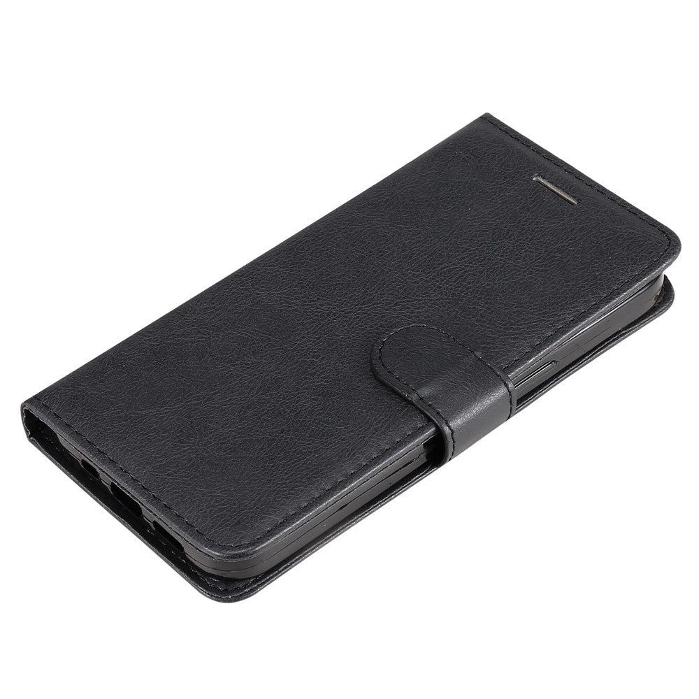 For Samsung Galaxy A23 5G (Global Version) / 4G Case Solid Color Leather Mobile Cover Wallet Stand with Strap