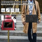 For Samsung Galaxy Tab S8 Ultra X900 / X906 / S9 Ultra X910 Rotary Kickstand PC + Silicone Tablet Case with Shoulder Strap