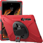 For Samsung Galaxy Tab S8 Ultra X900 / X906 / S9 Ultra X910 Hand Strap Tablet Case Hard PC + Soft TPU Shockproof Cover