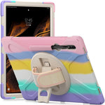 For Samsung Galaxy Tab S8 Ultra X900 / X906 / S9 Ultra X910 Hand Strap Tablet Case Hard PC + Soft TPU Shockproof Cover