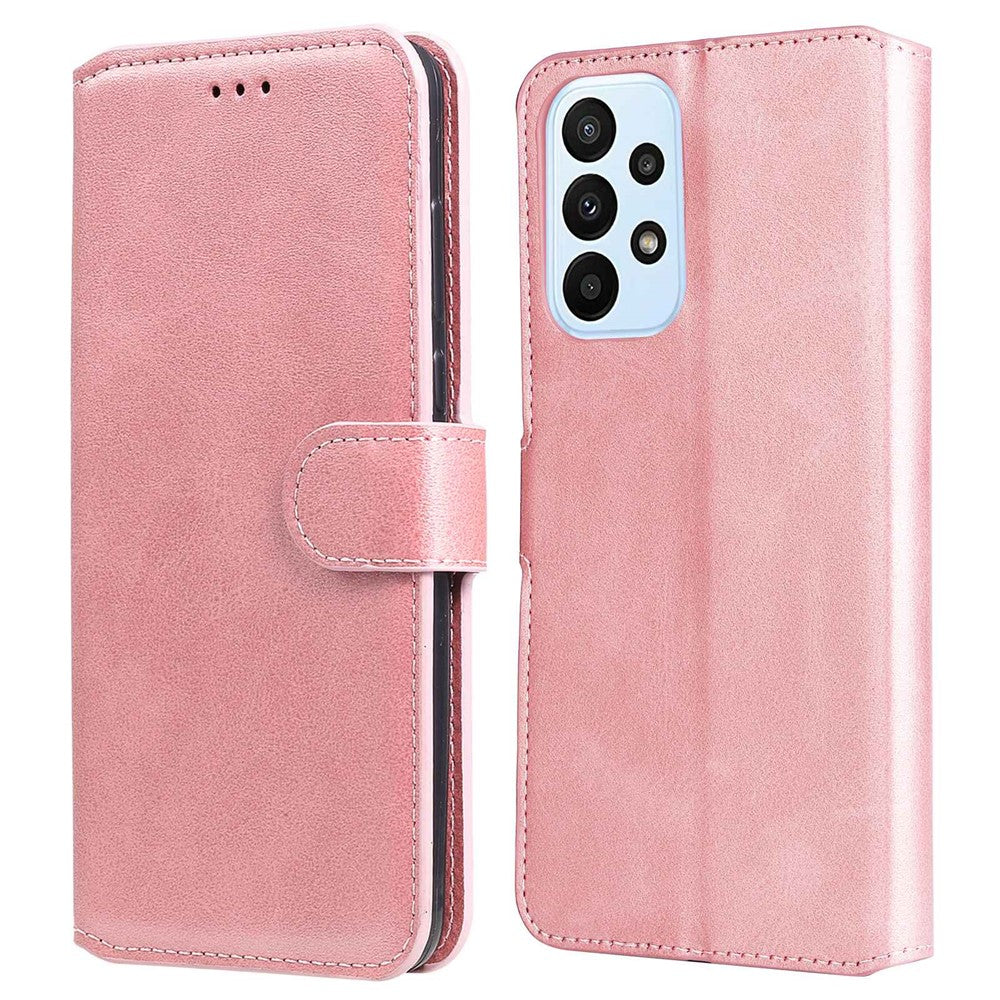 For Samsung Galaxy A23 5G (Global Version) / 4G / M23 5G / F23 5G PU Leather Magnetic Clasp Wallet Cover Adjustable Stand Phone Case