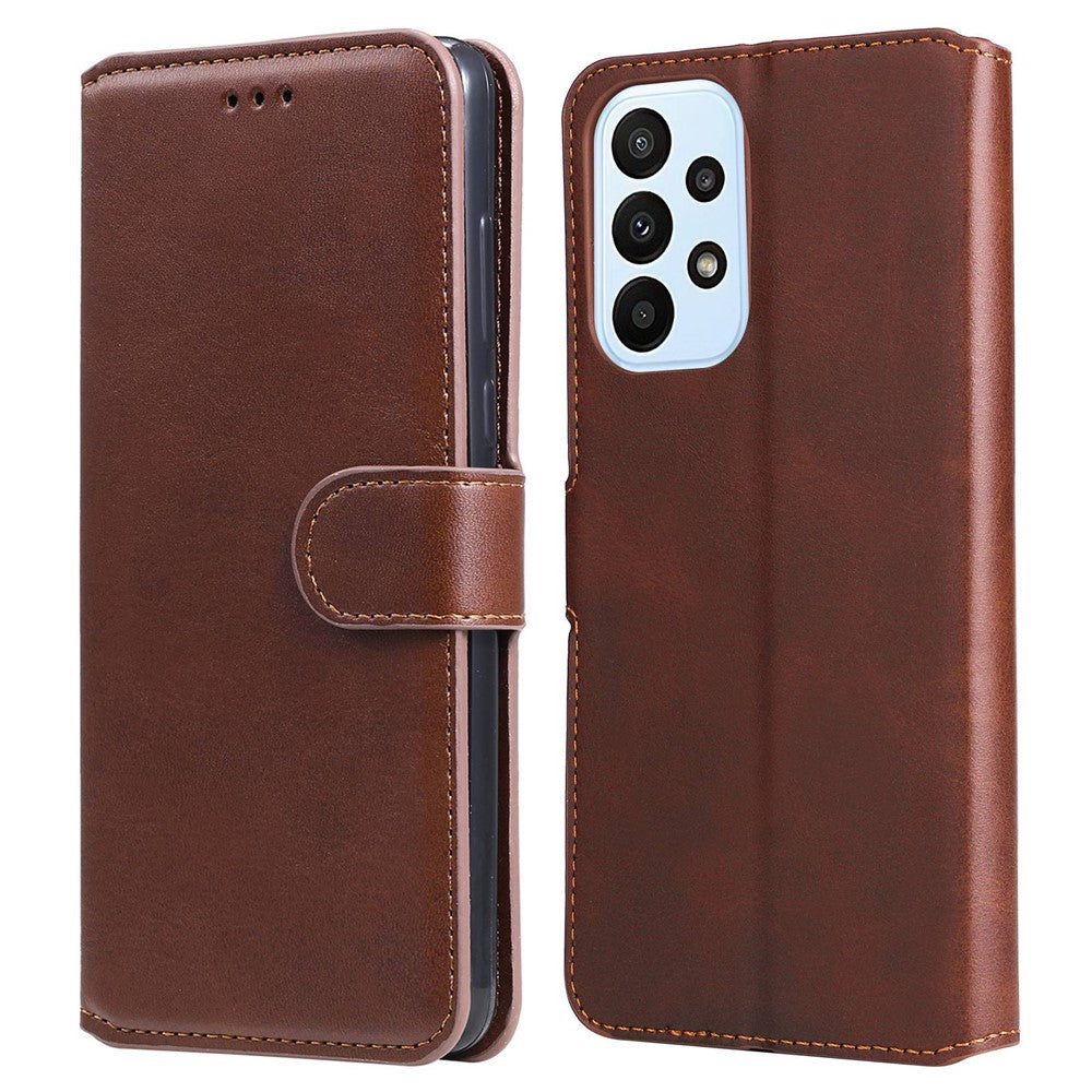 For Samsung Galaxy A23 5G (Global Version) / 4G / M23 5G / F23 5G PU Leather Magnetic Clasp Wallet Cover Adjustable Stand Phone Case