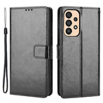 Samsung Galaxy A23 5G (Global version) / 4G / M23 5G / F23 5G PU-läder Crazy Horse textur stativfodral reptåligt plånboksfodral för mobilmobil