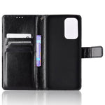Samsung Galaxy A23 5G (Global version) / 4G / M23 5G / F23 5G PU-läder Crazy Horse textur stativfodral reptåligt plånboksfodral för mobilmobil