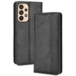 Samsung Galaxy A33 5G Retro PU-läder plånboksfodral med mosaiktryck, magnetstängning, justerbart stativ