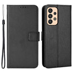 For Samsung Galaxy A23 5G (Global Version) / 4G / M23 5G / F23 5G Diamond Texture Protective Leather Case Wallet Stand Magnetic Closure TPU Shell Flip Cover with Strap
