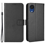 For Samsung Galaxy A03 Core Shockproof Wallet Stand View Protective Cover Diamond Texture Soft PU Leather Flip Case with Strap