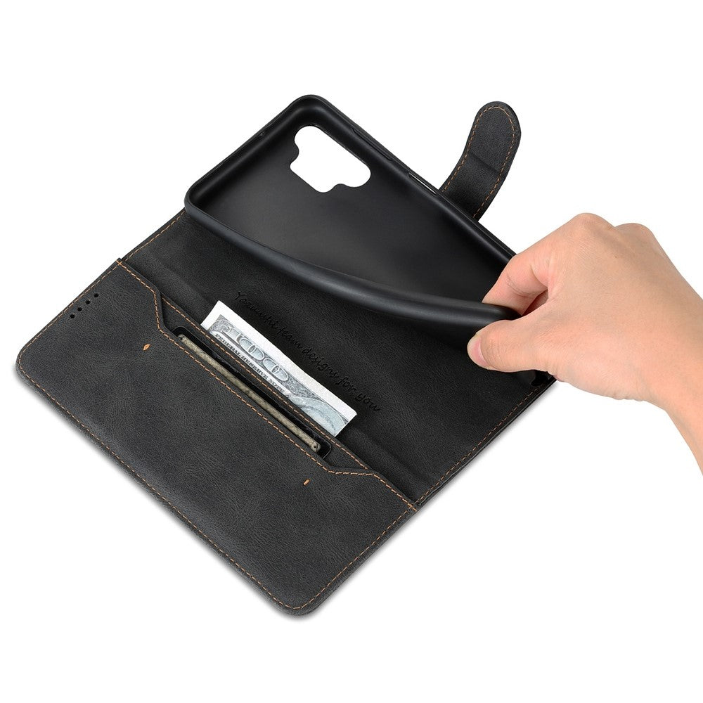 AZNS Til Samsung Galaxy A13 4G PU Læder Pung Folio Flip Telefonetui Justerbar Stand Beskyttende Cover