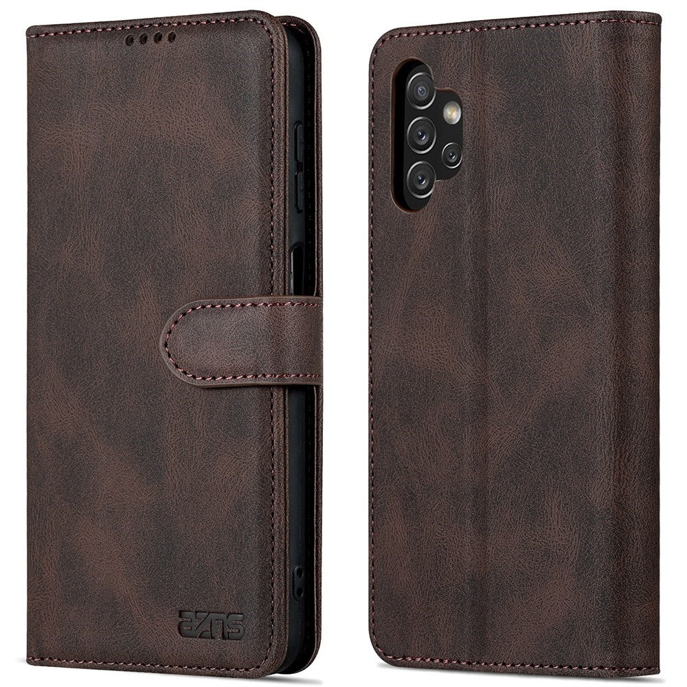 AZNS Til Samsung Galaxy A13 4G PU Læder Pung Folio Flip Telefonetui Justerbar Stand Beskyttende Cover