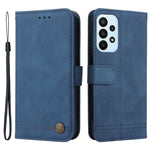 Samsung Galaxy A23 5G (Global version) / 4G / M23 5G / F23 5G-læderpung, Skin Touch-mobilcover, stativ med rem