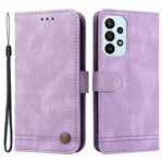Samsung Galaxy A23 5G (Global version) / 4G / M23 5G / F23 5G-læderpung, Skin Touch-mobilcover, stativ med rem
