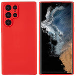 For Samsung Galaxy S22 Ultra 5G Mobile Phone Case Bag Soft Solid State Silicone Phone Case Phone Protector