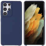 For Samsung Galaxy S21 Ultra 5G Cell Phone Cover Solid State Silicone Mobile Phone Protector