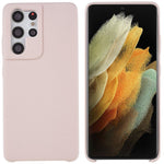For Samsung Galaxy S21 Ultra 5G Cell Phone Cover Solid State Silicone Mobile Phone Protector