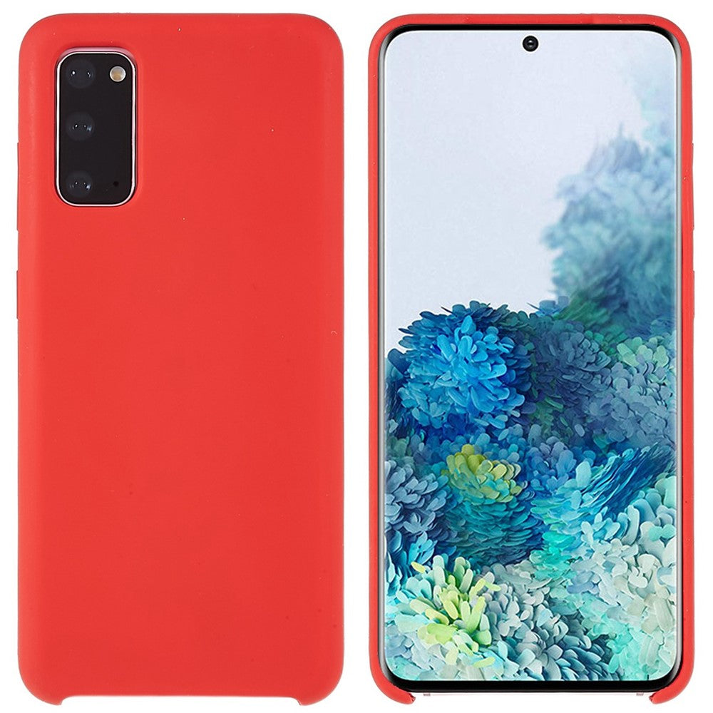 For Samsung Galaxy S20 5G/4G Premium Solid State Silicone Phone Case Mobile Phone Protector