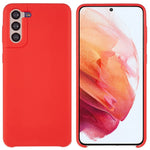 For Samsung Galaxy S21 4G/5G Smartphone Case Soft Premium Solid State Silicone Shockproof Mobile Phone Protector