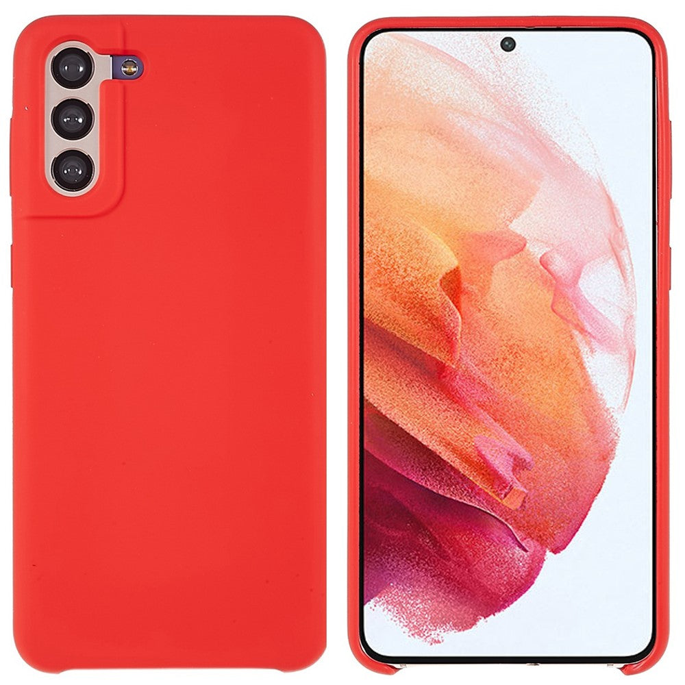 For Samsung Galaxy S21+ 5G Dustproof Phone Shell Premium Solid State Silicone Phone Case Mobile Phone Protector