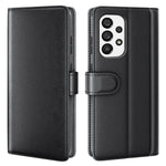 For Samsung Galaxy A33 5G Stand Wallet Phone Case Split Leather Genuine Leather Folio Flip Protective Cover