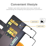 For Samsung Galaxy A33 5G Stand Wallet Phone Case Split Leather Genuine Leather Folio Flip Protective Cover
