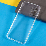 For Samsung Galaxy A13 4G 2.0mm Thickness Watermark-Free Transparent TPU Phone Protective Case