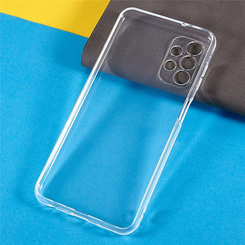 For Samsung Galaxy A13 4G 2.0mm Thickness Watermark-Free Transparent TPU Phone Protective Case