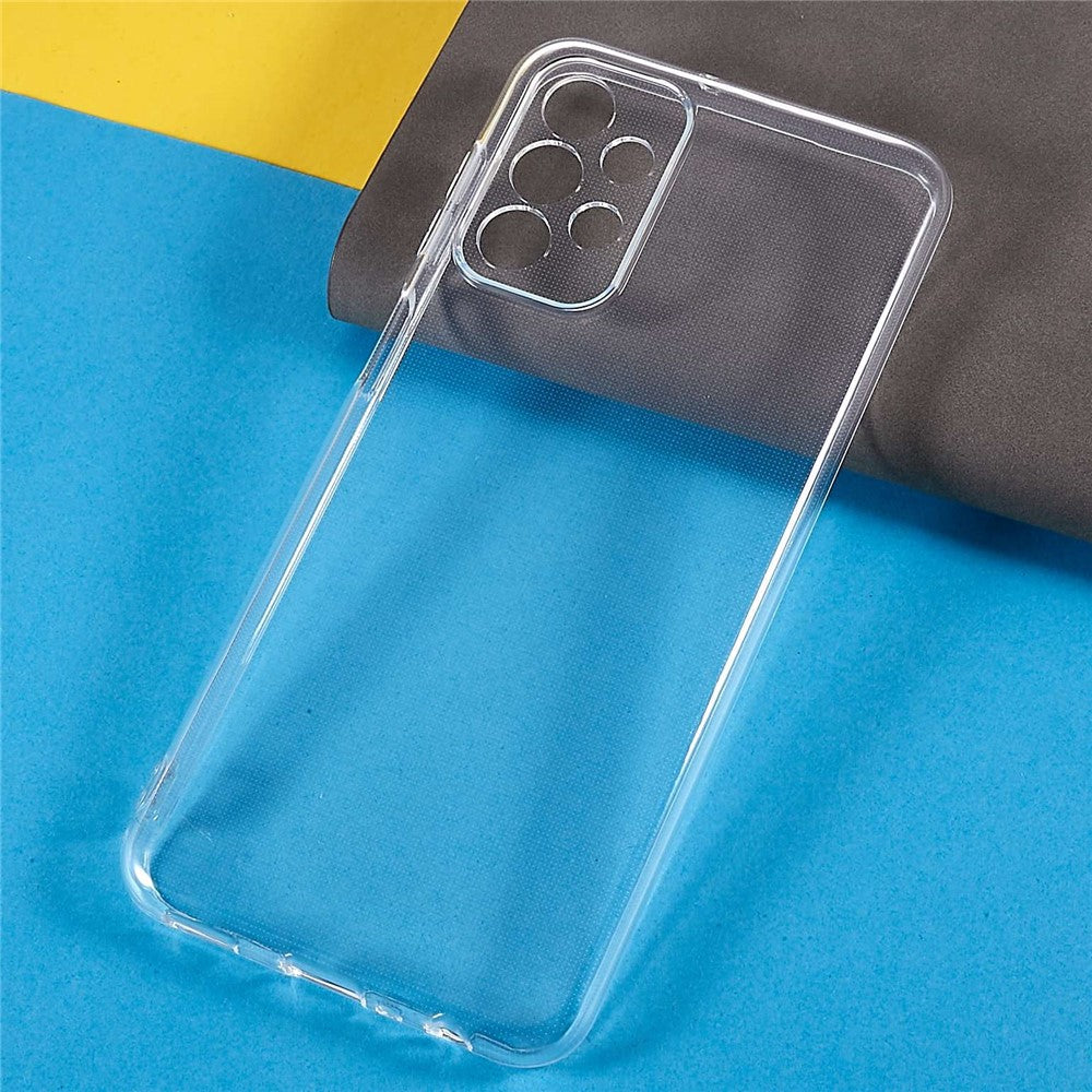 Samsung Galaxy A23 5G (Global version) / 4G 2,0 mm tjockt vattenstämpelfritt TPU-skal reptåligt genomskinligt mobilskal