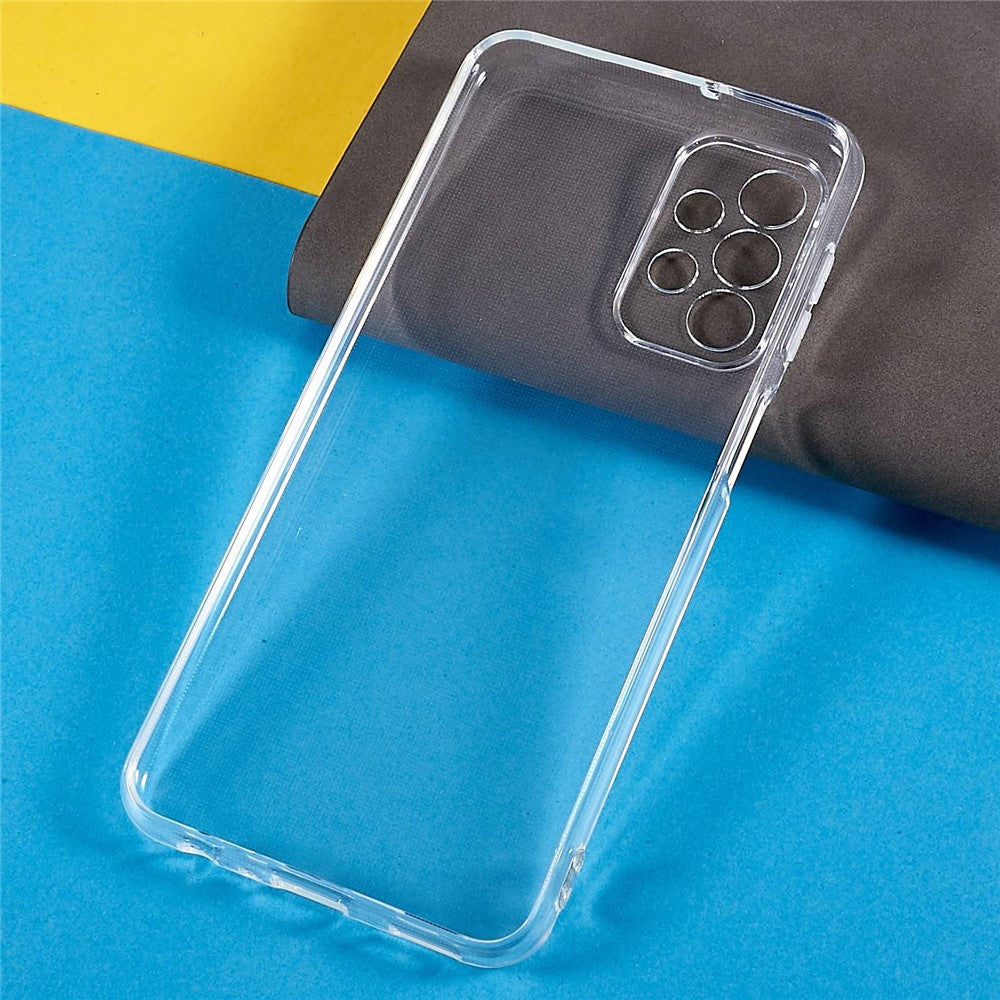 Samsung Galaxy A23 5G (Global version) / 4G 2,0 mm tjockt vattenstämpelfritt TPU-skal reptåligt genomskinligt mobilskal