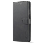 LC.IMEEKE til Samsung Galaxy A03 (164,2 mm) – ridsefast tekstureret PU-læder flip-cover med stander og pungfunktion – mobiltelefoncover