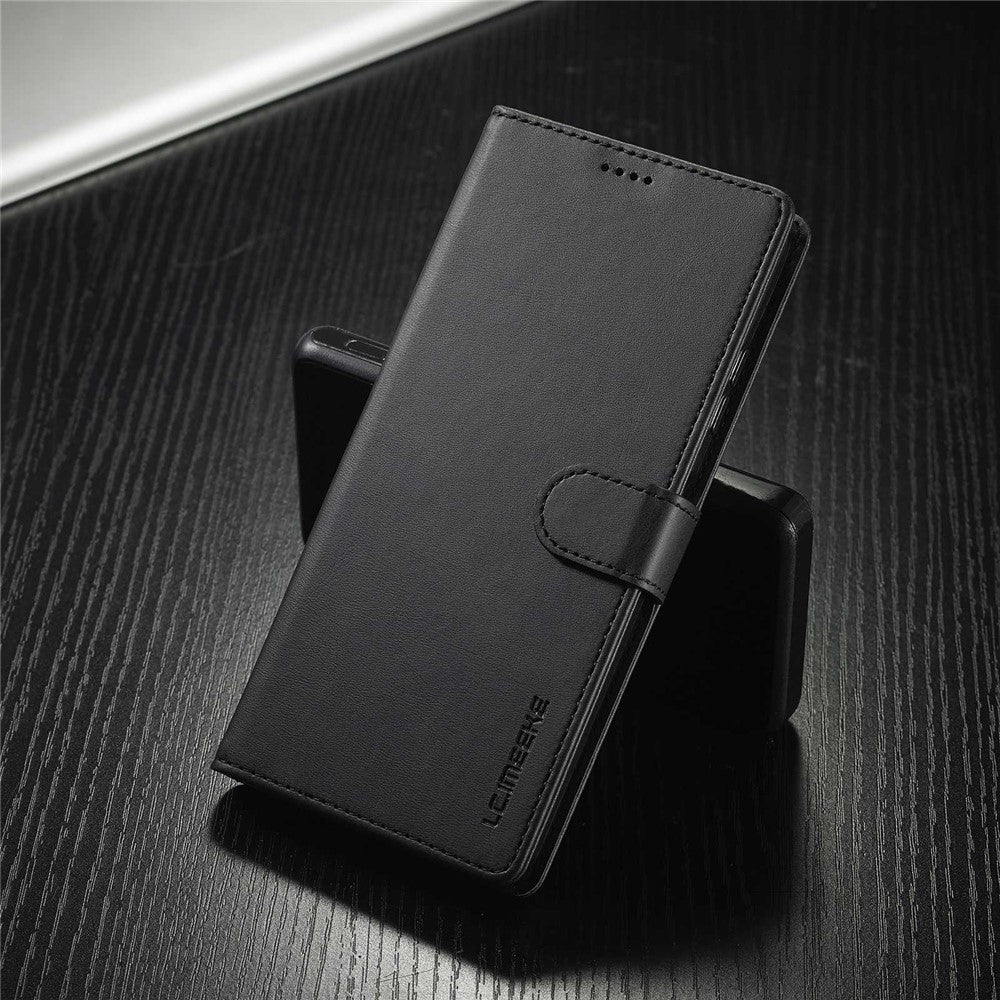 LC.IMEEKE til Samsung Galaxy A03 (164,2 mm) – ridsefast tekstureret PU-læder flip-cover med stander og pungfunktion – mobiltelefoncover