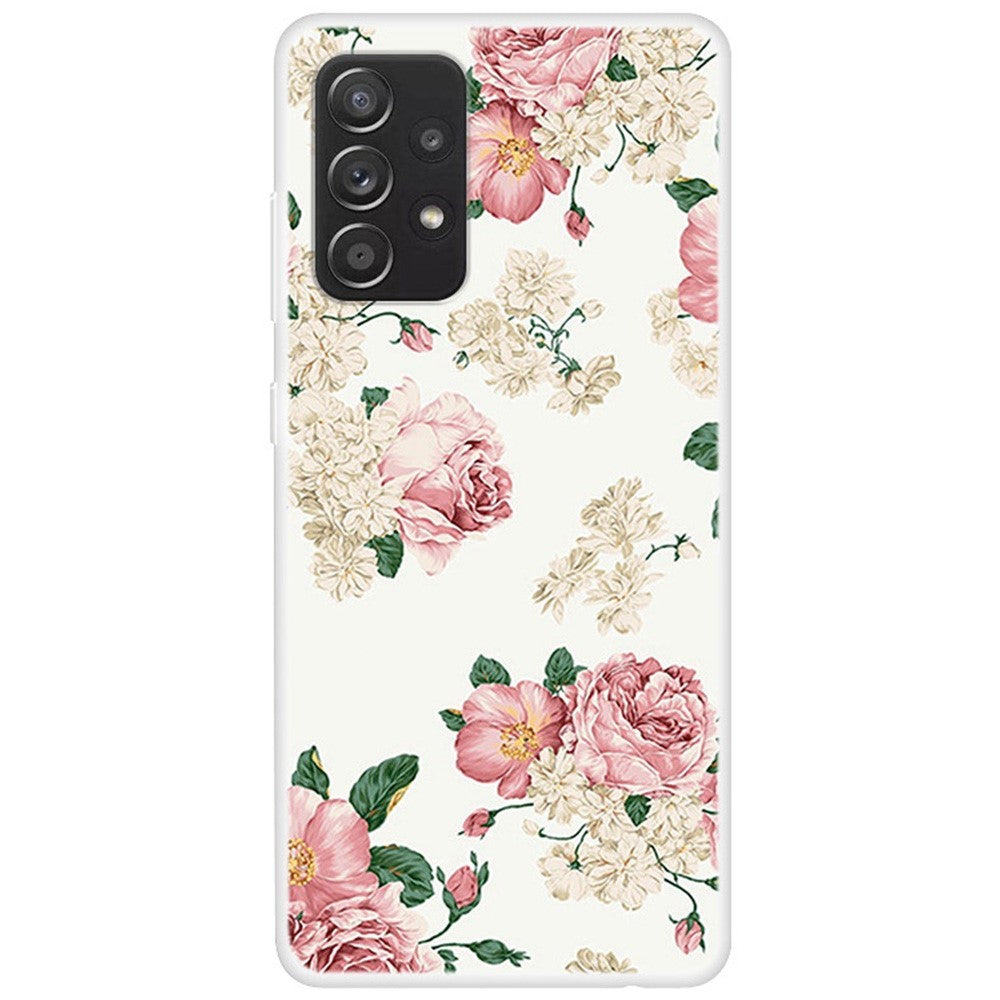 Til Samsung Galaxy A53 5G Mønstertrykt Blødt TPU Telefoncover Faldsikring Bagside
