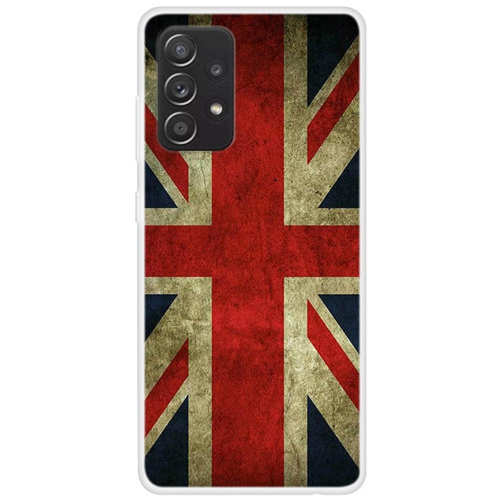 Samsung Galaxy A53 5G Mönstertryck Mjukt TPU mobilskal Fallskydd Baksida