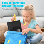 Til Samsung Galaxy Tab S8 Ultra X900 / X906 / S9 Ultra 360-graders drejeligt støtteben PC + TPU tablet cover med håndrem