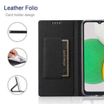 VILI DMX Series PU-lædertelefoncover til Samsung Galaxy A03 Core med kortholder og støttefunktion, beskyttende etui