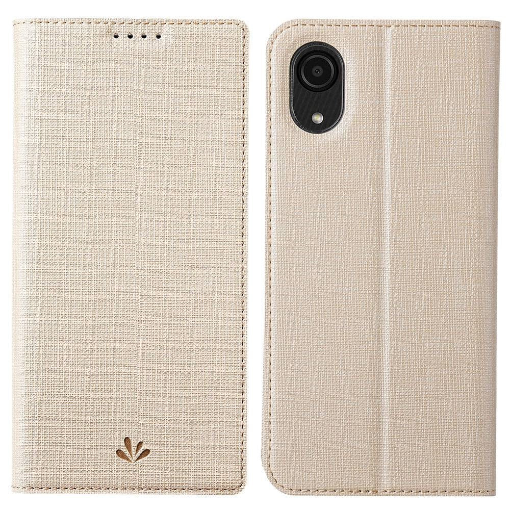 VILI DMX Series PU-lædertelefoncover til Samsung Galaxy A03 Core med kortholder og støttefunktion, beskyttende etui
