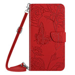 For Samsung Galaxy A20e Phone Shell Bag Skin-touch PU Leather Pattern Imprinting Pattern Design Stand Wallet Phone Cover with Shoulder Strap